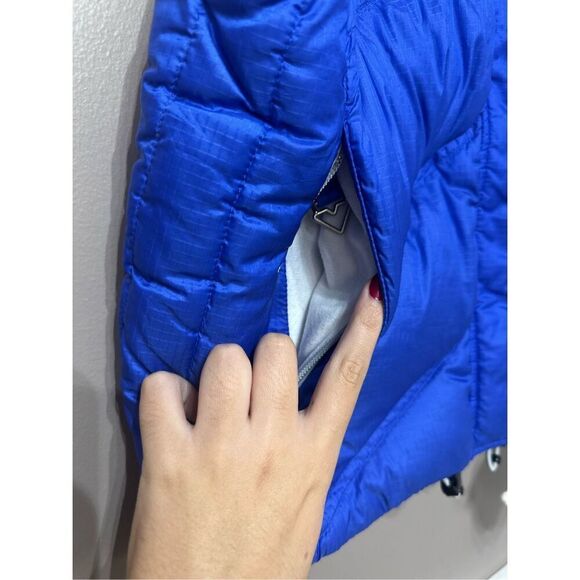 NWOT Obermeyer 100% Goose Down Royal Blue Snow Ski Puffer Vest Women's 4US - Picture 3 of 15